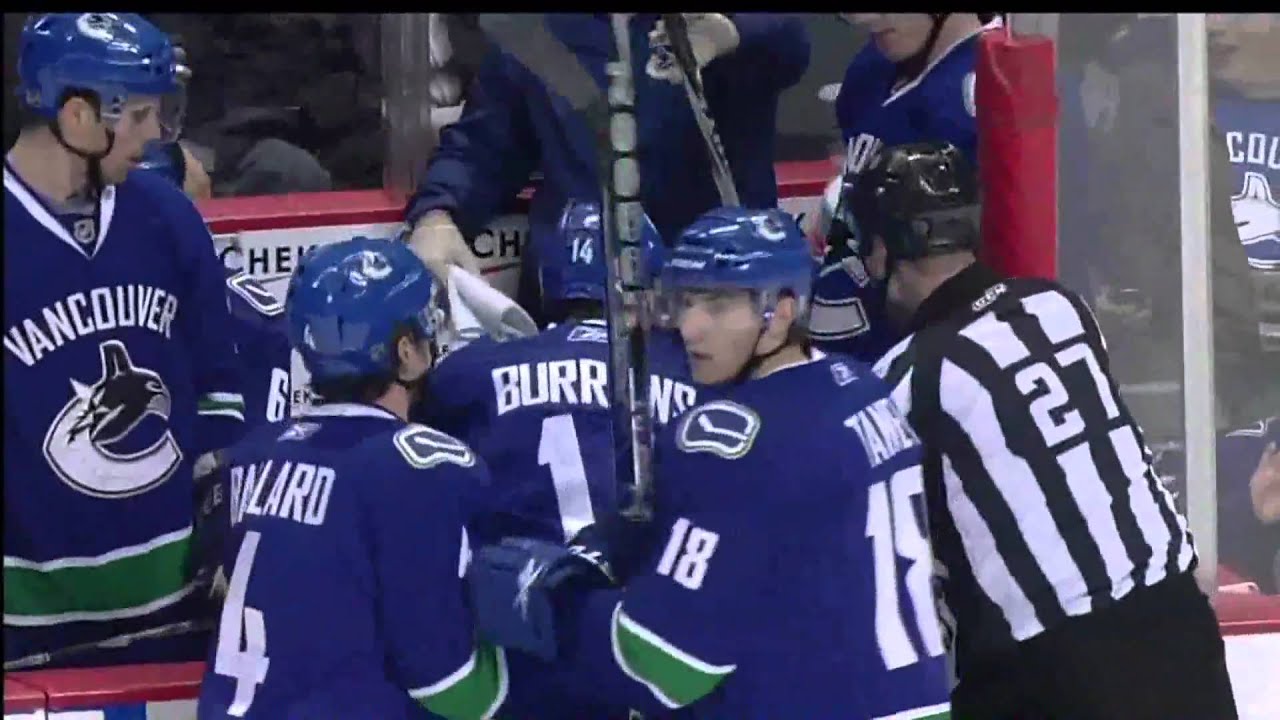 Alex Burrows OWNS Cal Clutterbuck - 03.14.11 - HD
