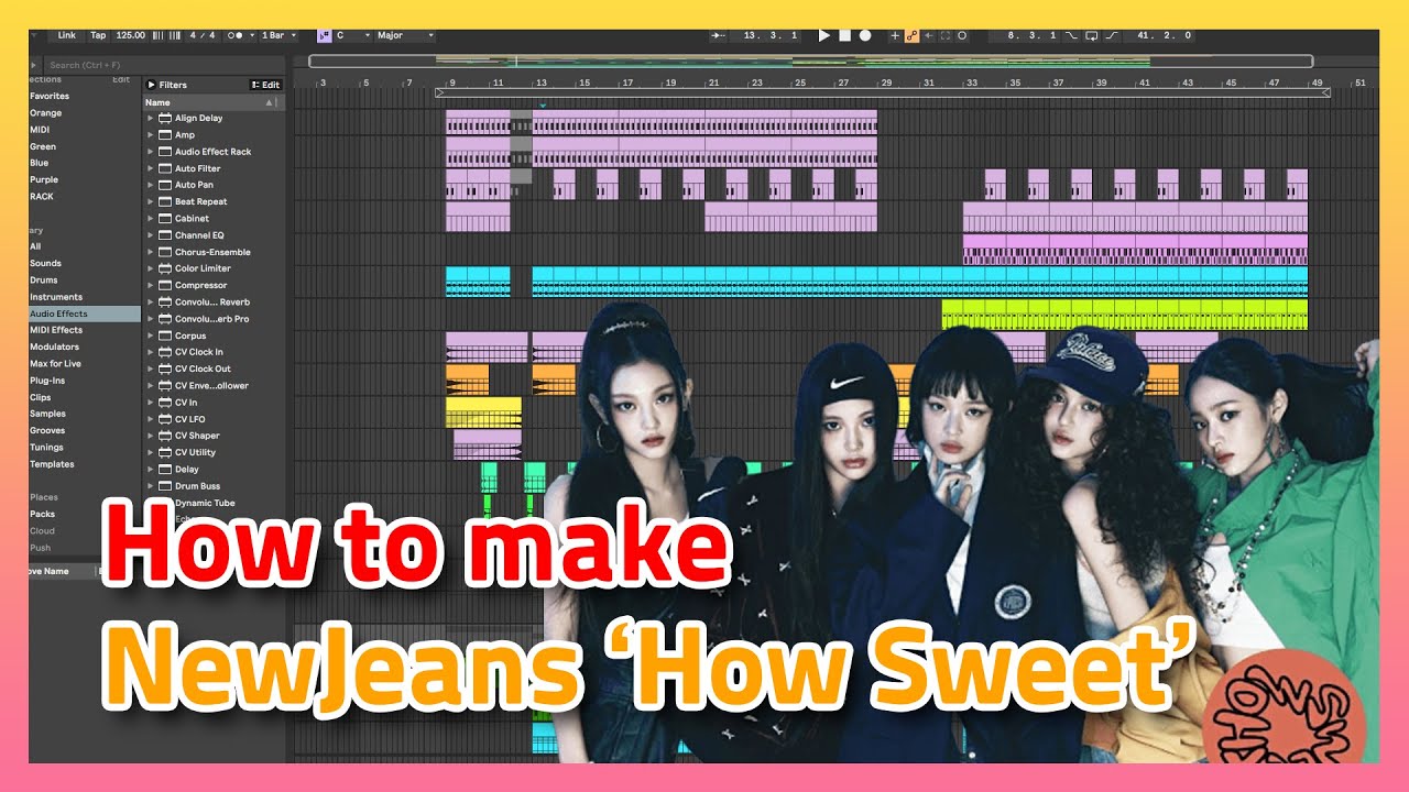 NewJeans 'How Sweet' Sound Making | Synth Desing | MIDI COPY | how sweet midi copy