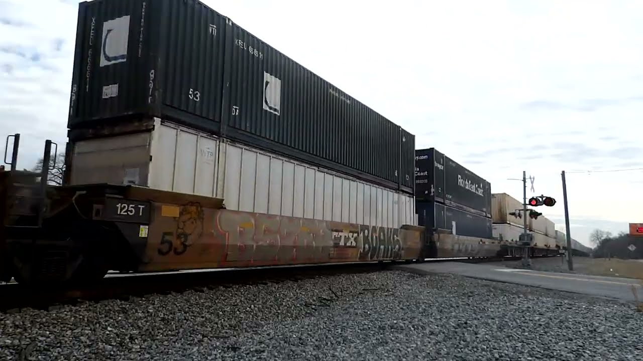 NS 7602 Leads NS 24A Through Warner Robins, GA 1-22-26