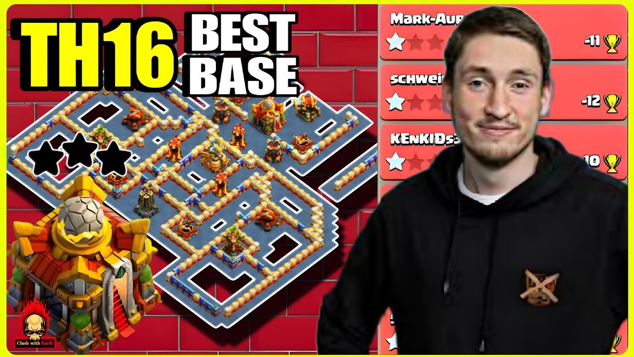 *BEST 10* ANTI ROOT RIDER TH16 WAR BASE LINK ! TH16 NEW WAR BASE & LEGEND BASE 2024 | TH16 BASE LINK