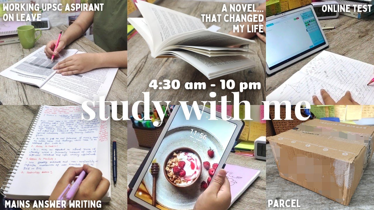 STUDY VLOG | 19 🌿✍| I WOKE UP AT 4:30 AM TO STUDY | A REALISTIC DAY IN LIFE OF WORKING UPSC ASPIRANT