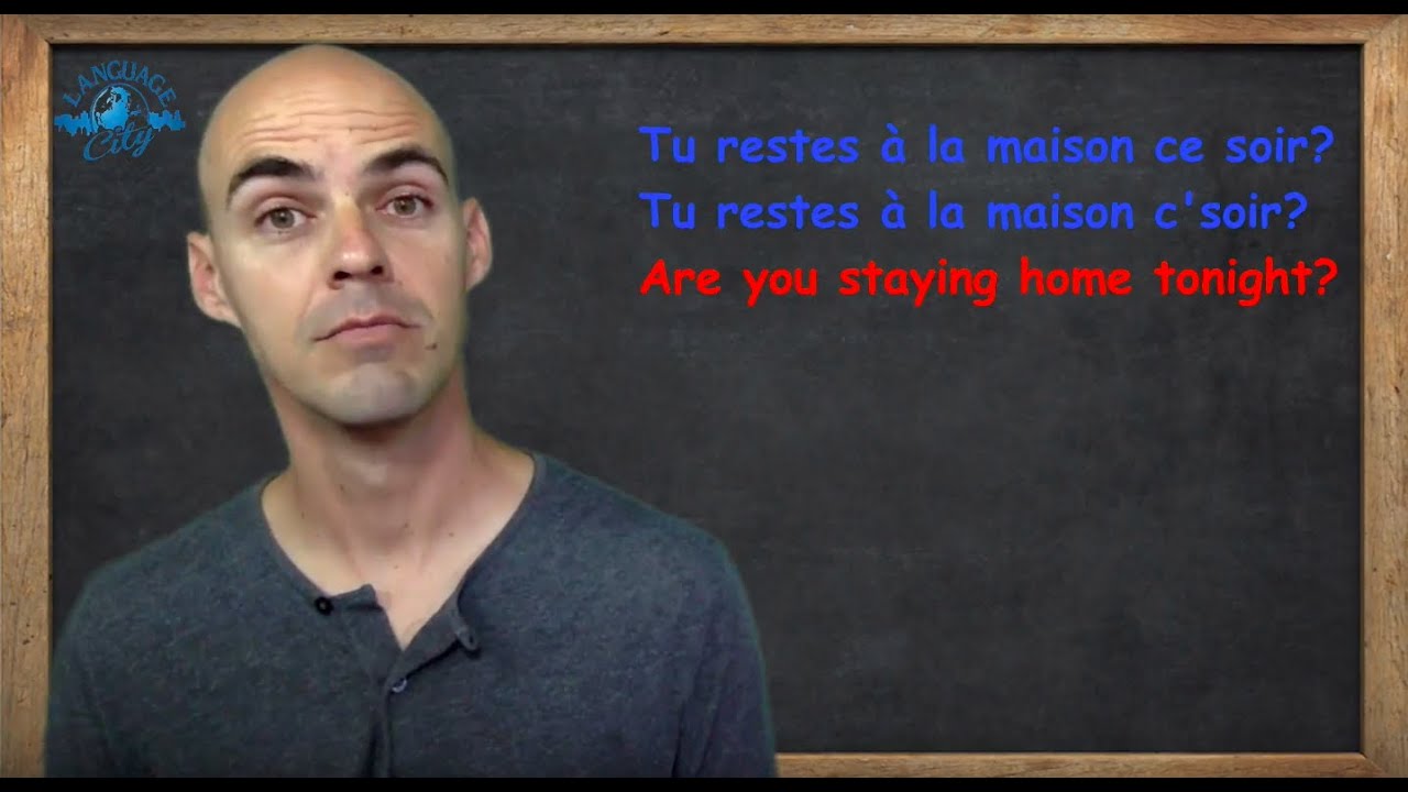 French listening comprehension exercise on questions