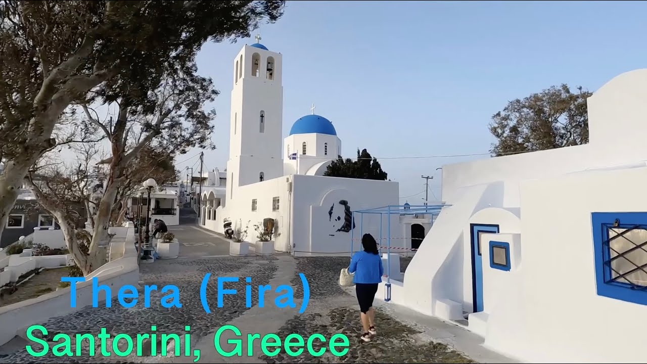 Thera (Fira), Santorini, Greece