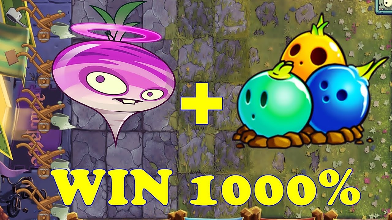 Plants vs Zombies 2 BattleZ: Tile Turnip Pvz2 Vs Bowling Bulb Pvz 2 : Gameplay 2019