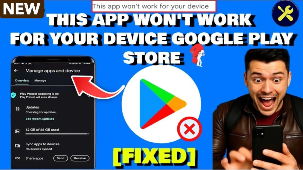 Это приложение не будет работать на вашем устройстве Google Play Store Android || Samsung [Исправ...