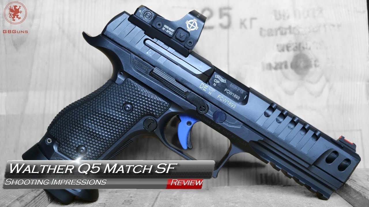 Walther Q5 Match Steel Frame Shooting Impressions