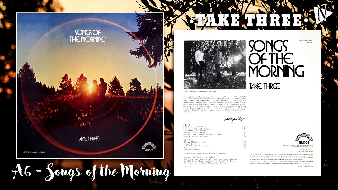 TAKE THREE  |   SONGS OF THE MORNING (FULL ALBUM)