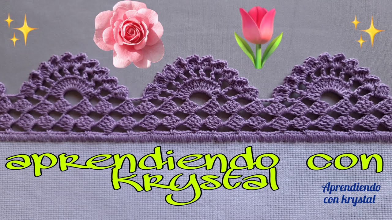 orilla para servilleta #56/ como terminarla 🦋🌷🌿