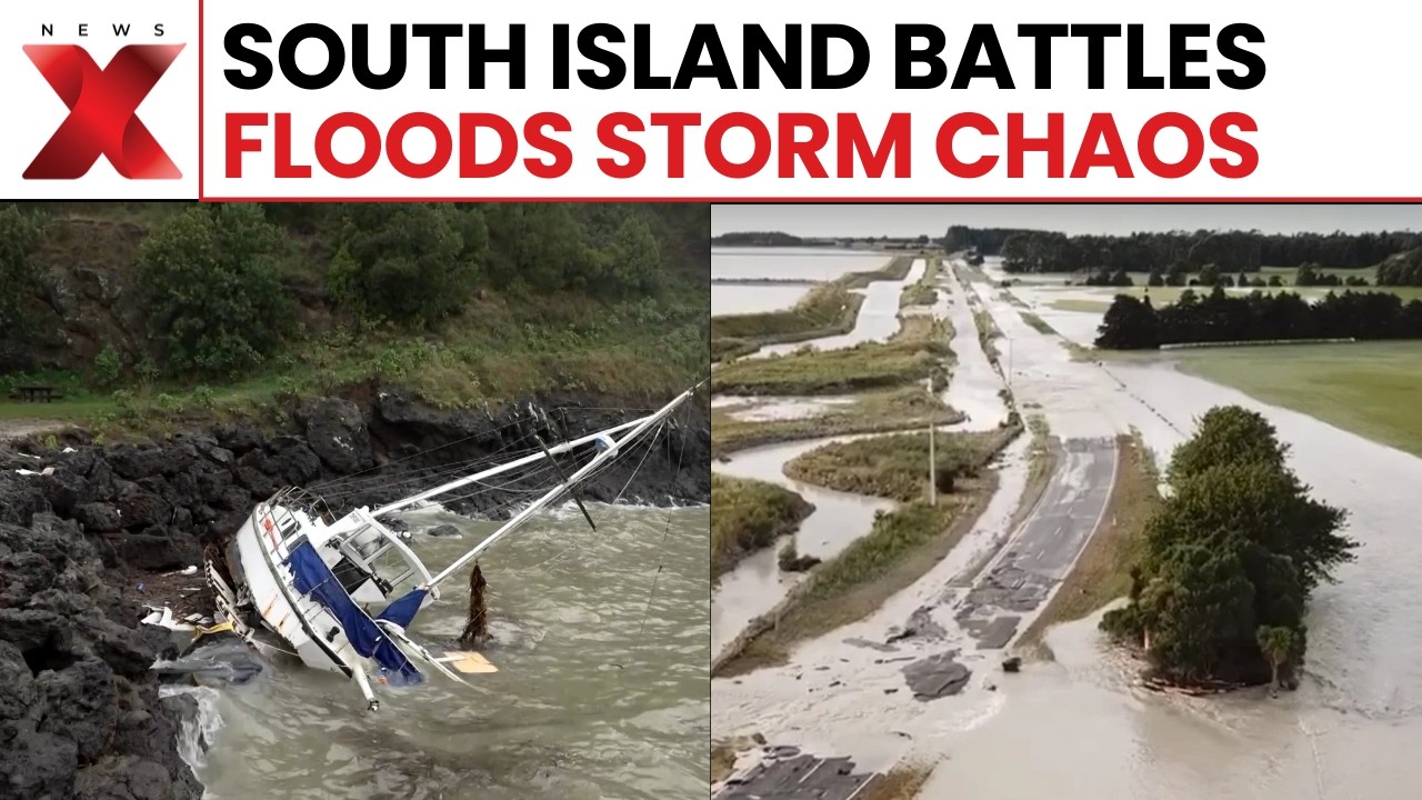 Severe Storm Hits South Island: Floods, Landslides, Power Cuts; Akaroa Cut Off | NewsX