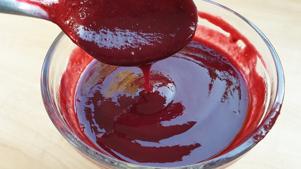 Coulis de fruits rouges maison 👌🏻🍓🍒 كولي الفواكه الحمراء