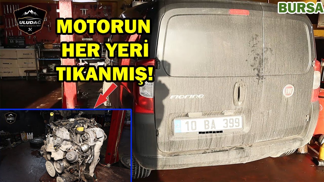 2014 FİAT FİORİNO 1.3 MOTOR REKTİFİYE (Turbo Dağıtmış | Yağ Yakıyor |  Sıfır Motor Topladık)