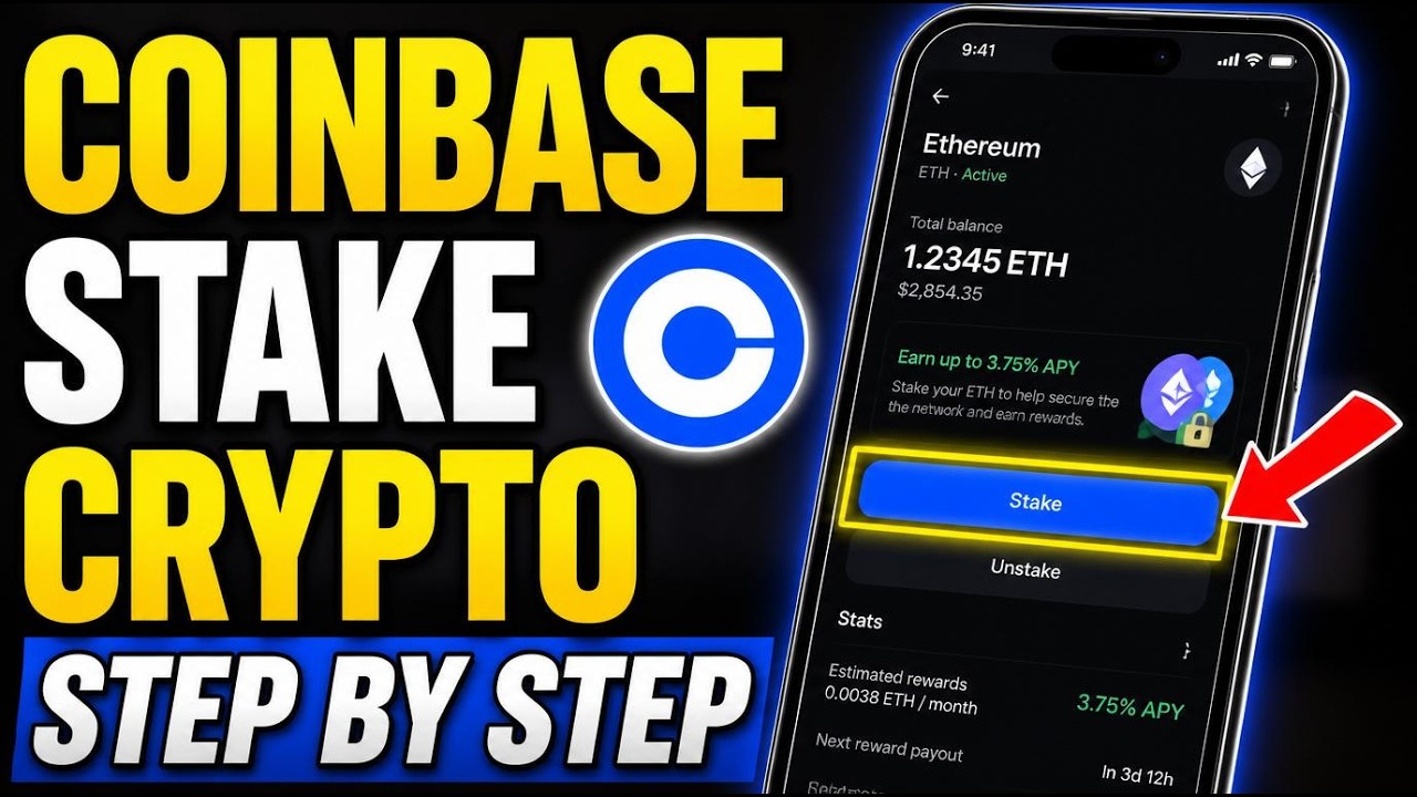 How to transfer crypto for staking on Coinbase - Step By Step