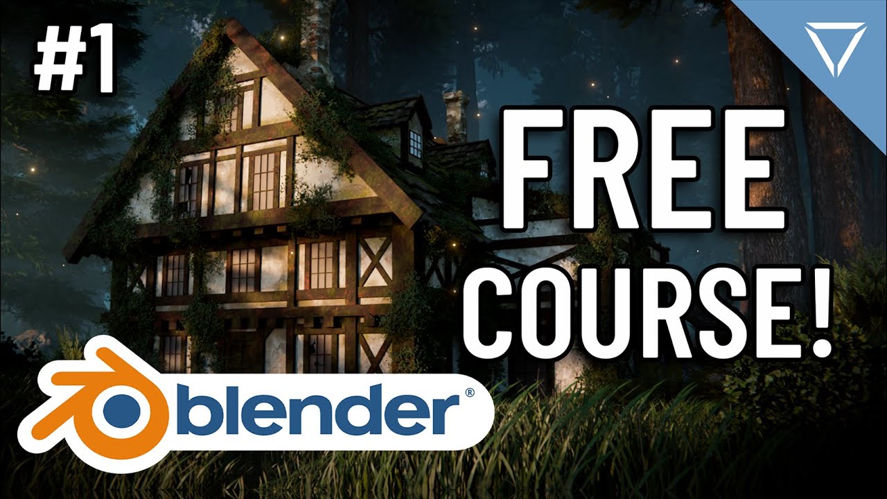 Как пользоваться Blender — Заброшенный дом! Часть 1 — Введение!