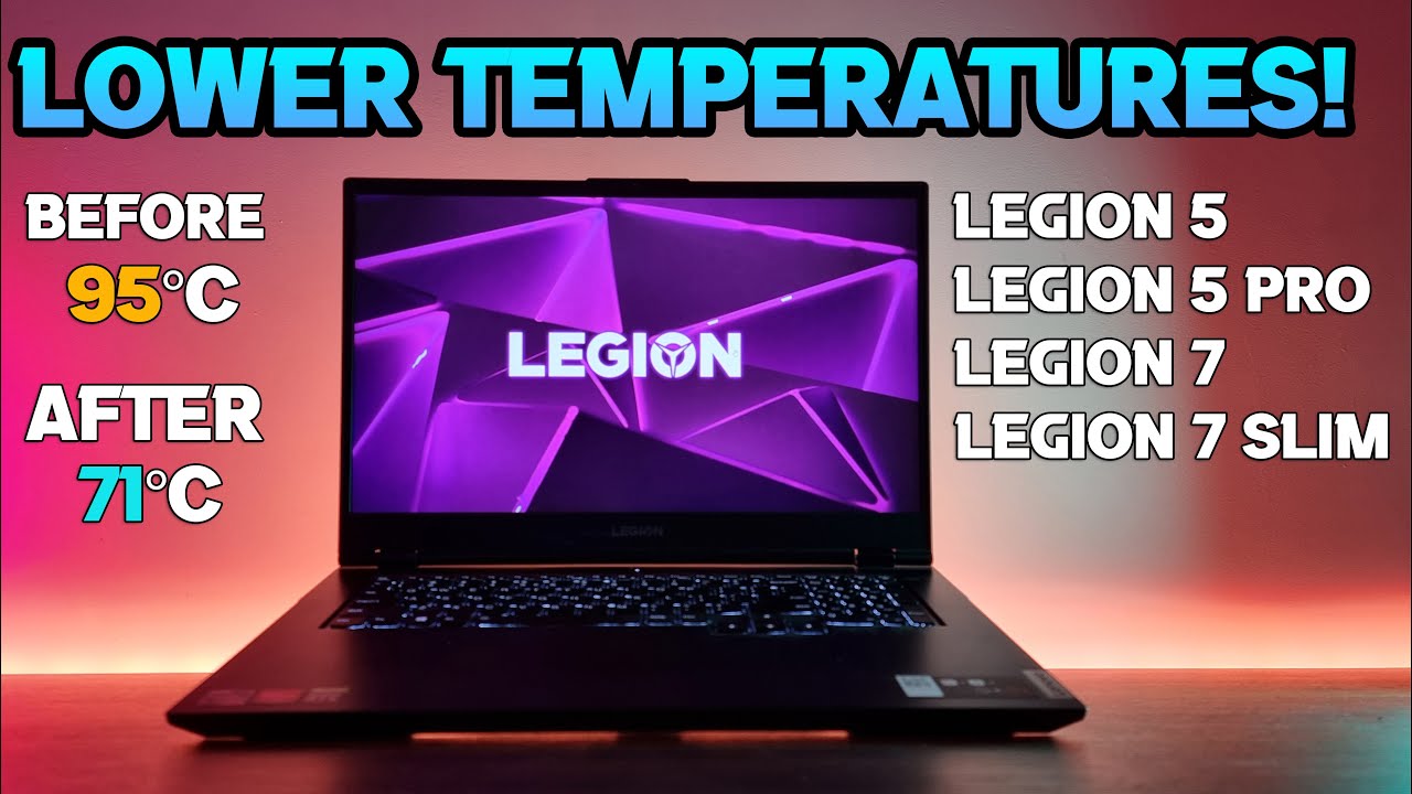 Lenovo LEGION Gaming Laptops | Lower Temperatures 100% Working