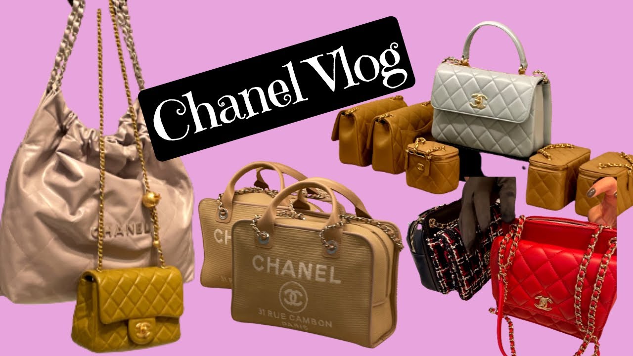 CHANEL 22B | LUXURY SHOPPING VLOG 2022 | CHANEL SHOPPING VLOG