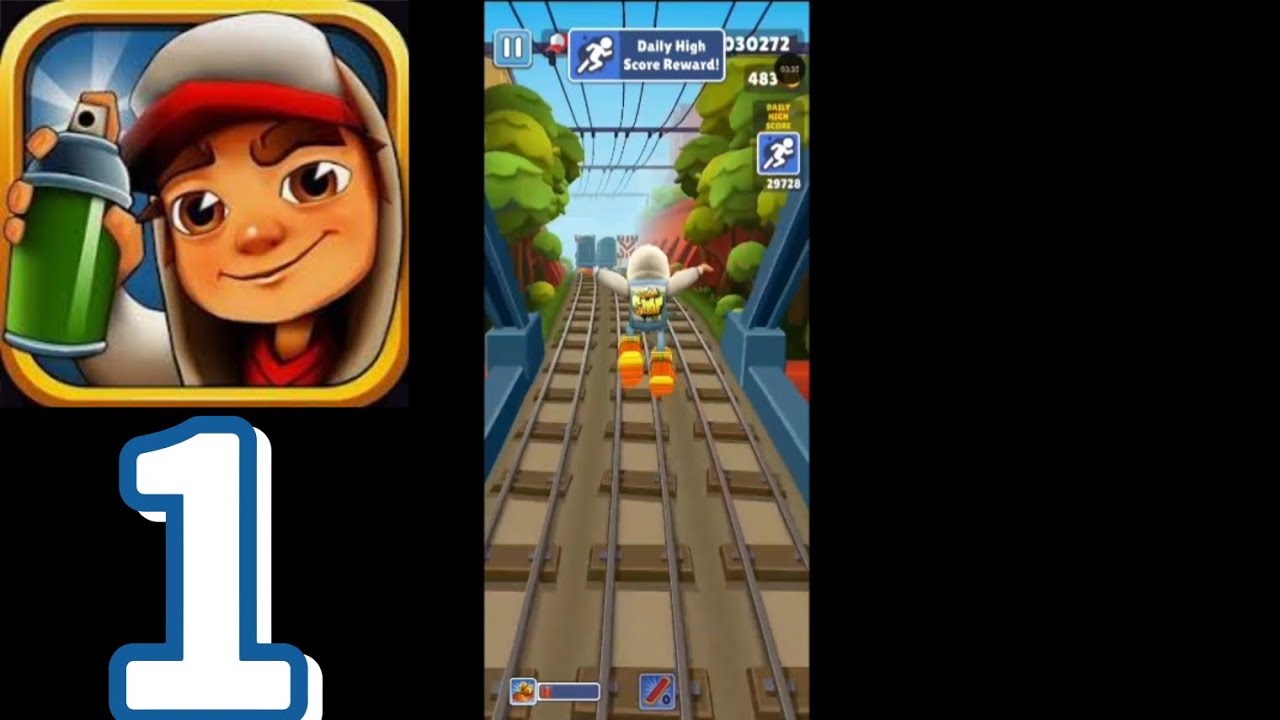 Jogando Subway Surfers - Parte 1 - Jake