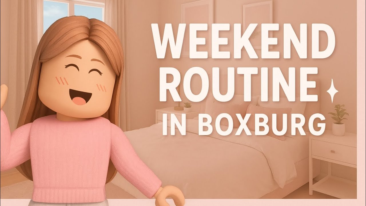 My Cozy Weekend Routine in Bloxburg ✨💗