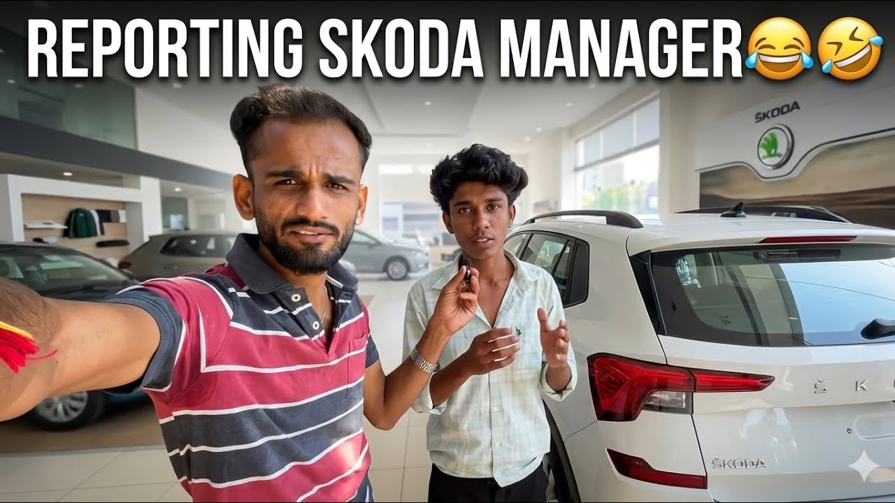Reporting to skoda manager prem sir 😂 | waaa kya bol bachan diye hai 🤣 | dil garden garden hogaya