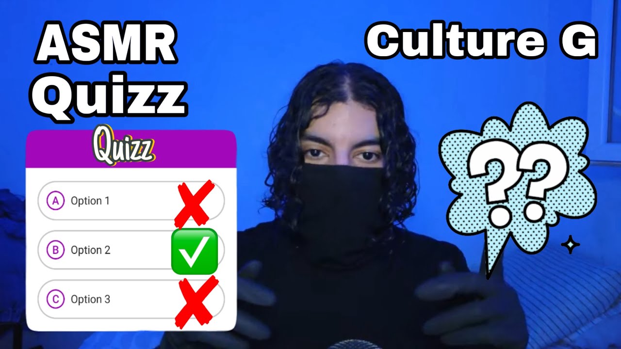 ASMR Quizz✨Culture G et chuchotements intenses ✨