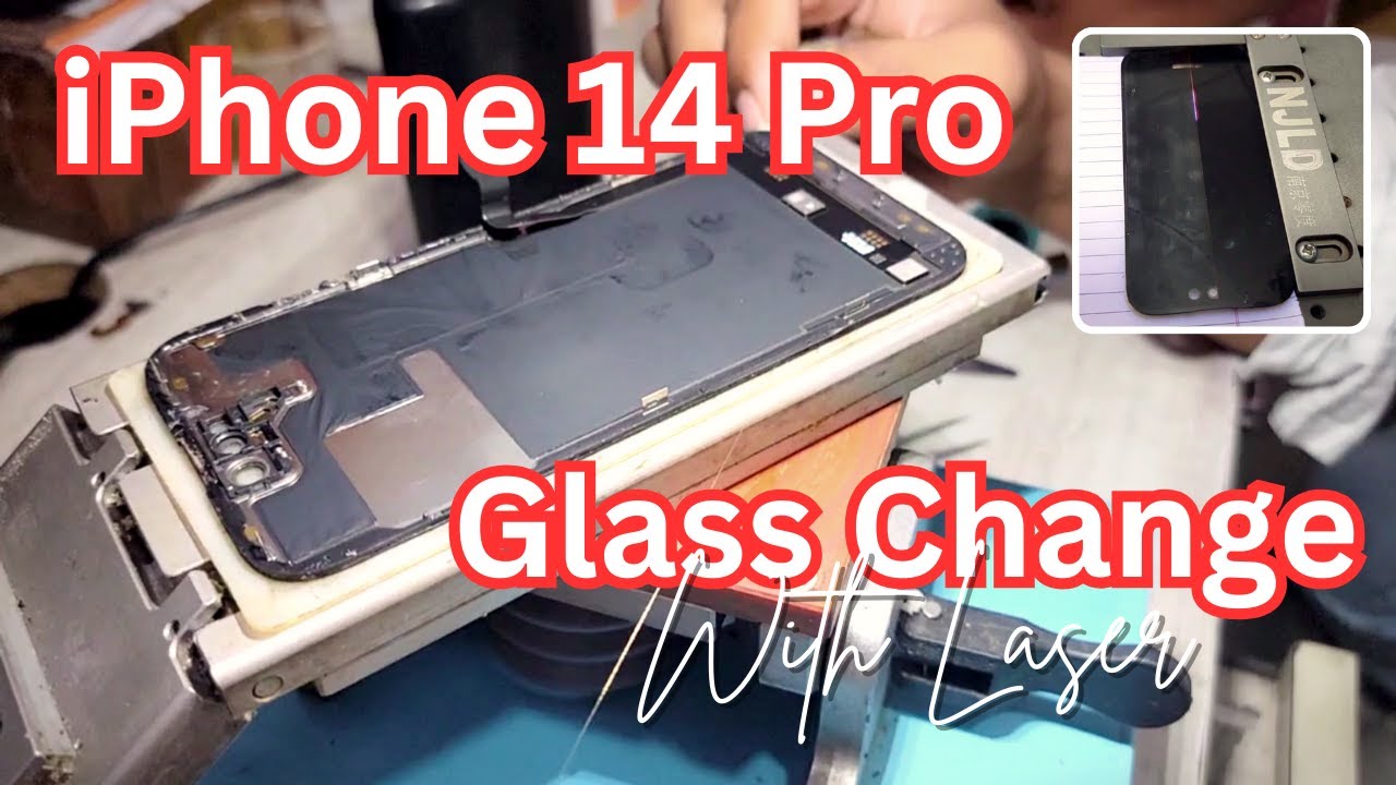 iPhone 14 Pro Glass Change with Laser Machine | Full Process in Live Class | Screen Fixer