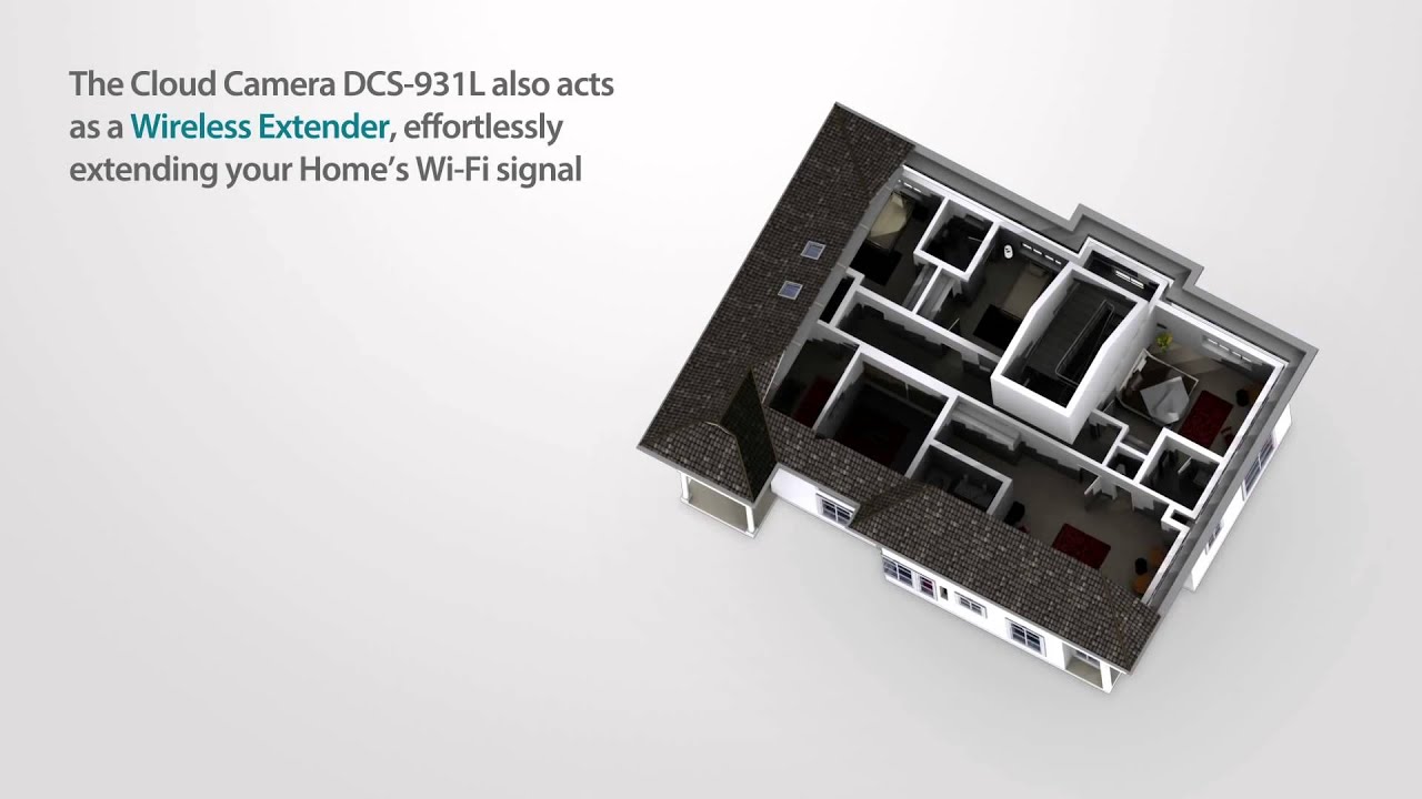D-Link DCS-931L - IP-камера видеонаблюдения миниатюрная беспроводная