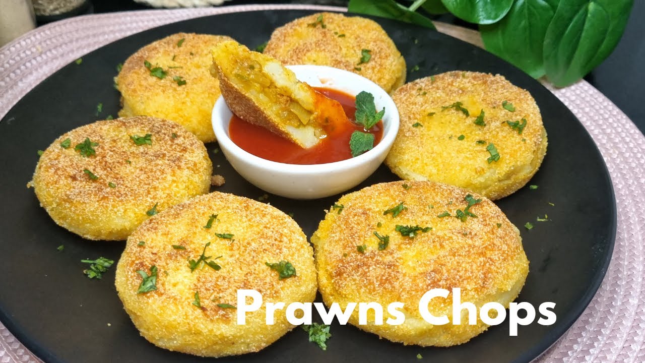Prawns Chops/Potato Chops/Snack Recipes/Prawn Potato Chops