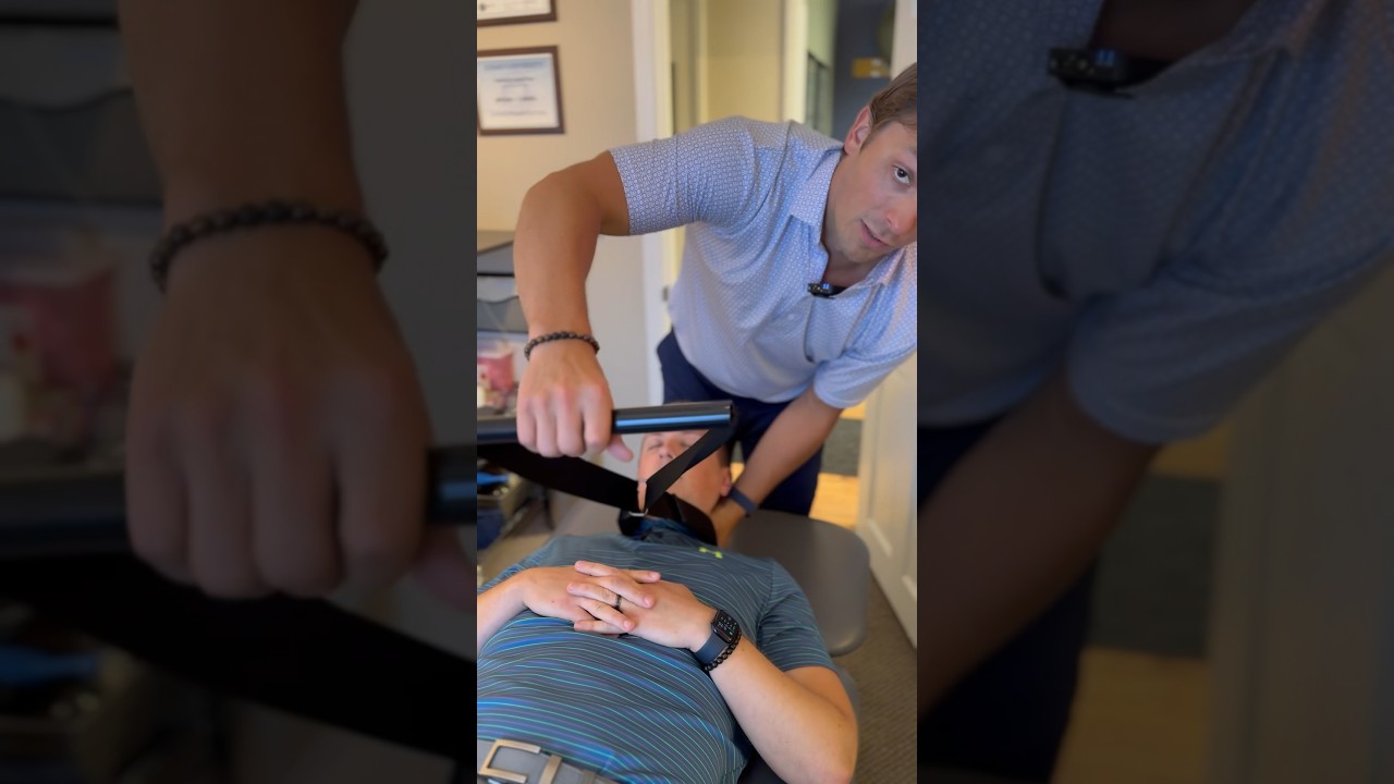 &ldquo;If you could pull my head off, it would be greatly appreciated&rdquo; #chiropractor #chiropractic #shorts