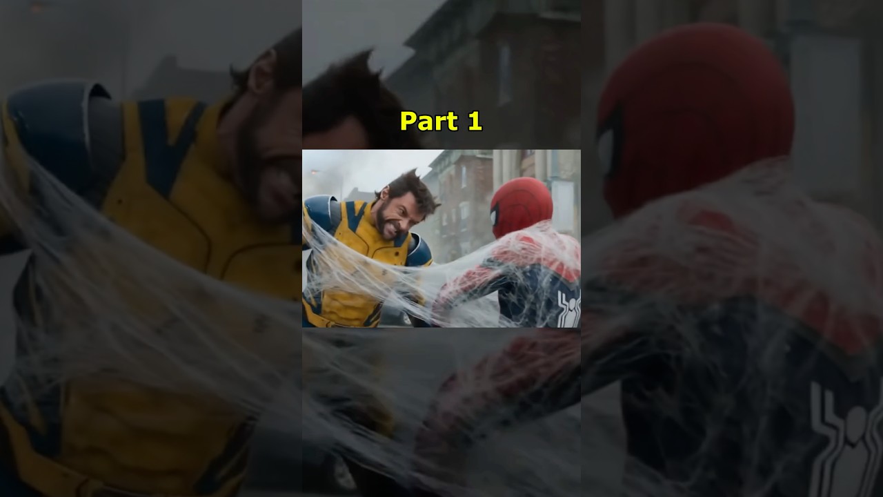 Spider-Man vs Wolverine #marvel #spiderman #wolverine #aivideo