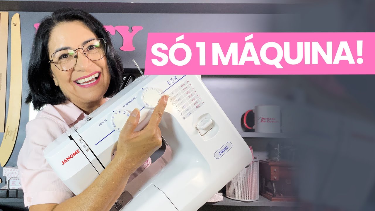 Só Uma Máquina Doméstica e Técnicas Certas