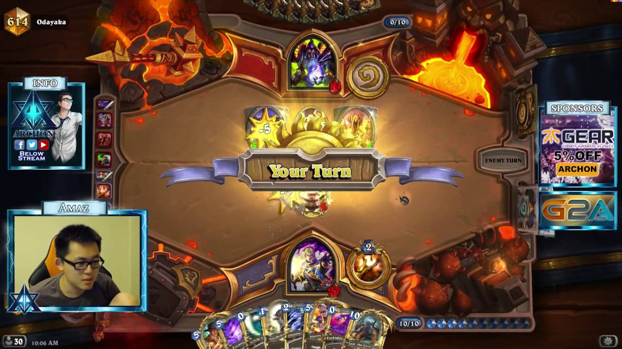 Hearthstone Amaz Playing Ranked Old Gods Constructed Priest