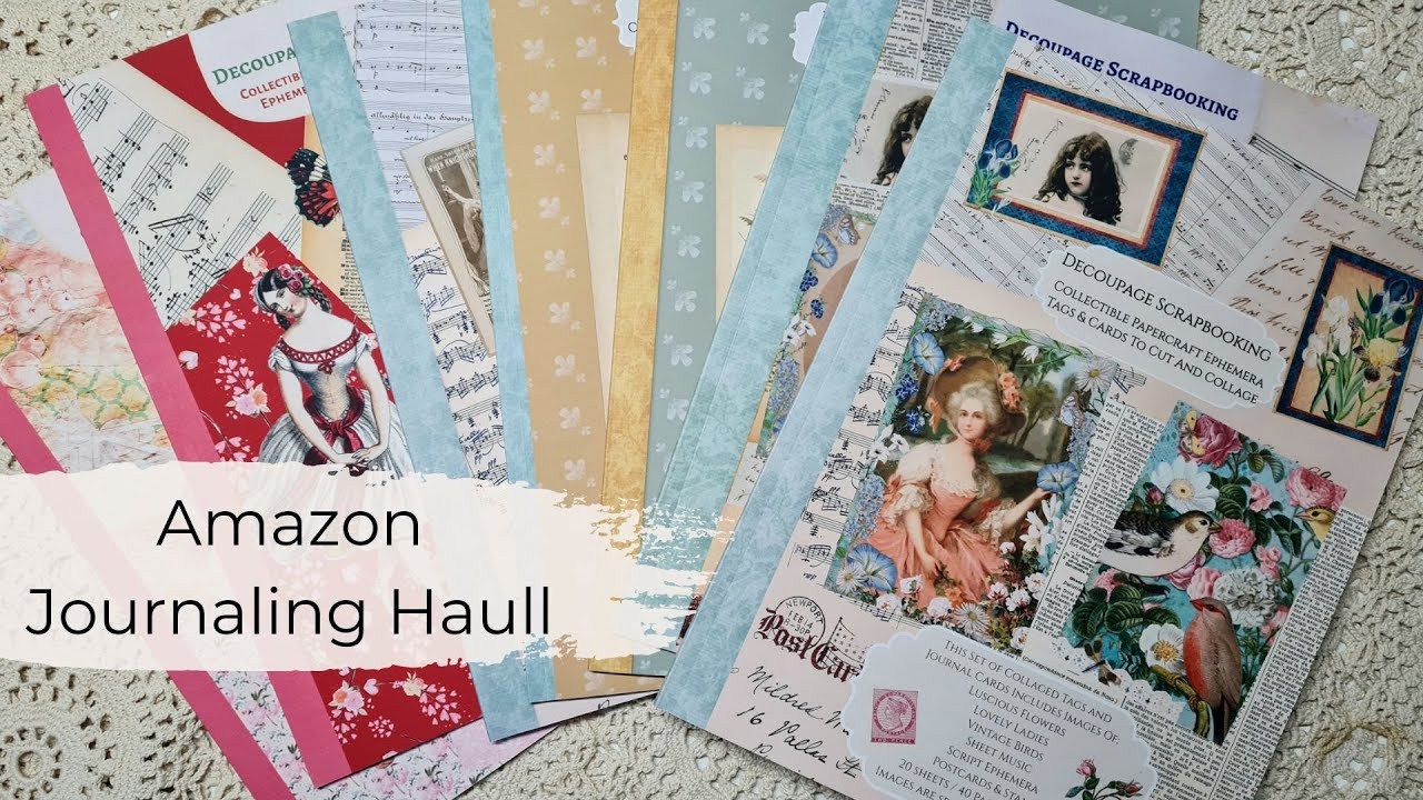 Amazon Haul | Junk Journal books by Helene Malmsio | Affordable Vintage Ephemera