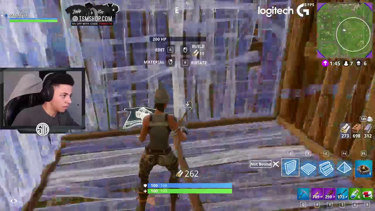 TSM Myth CRAZY 1v1 Build Off Against Random Solo Player In Fortnite