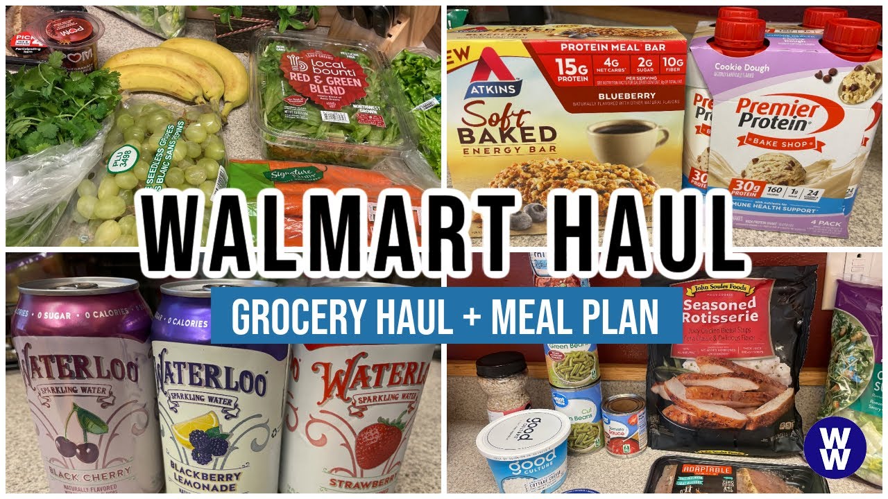 NEW FOOD FINDS! |  Healthy Walmart Grocery Haul + Weekly Meal Plan