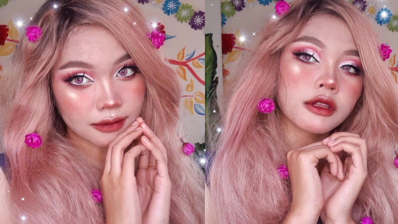 Makeup Galing sa Bigay!+Contact lénses Pang Anime!