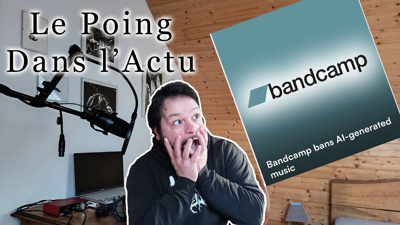 Le Poing dans l'Actu - Bandcamp bannit l'IA : je réagis !