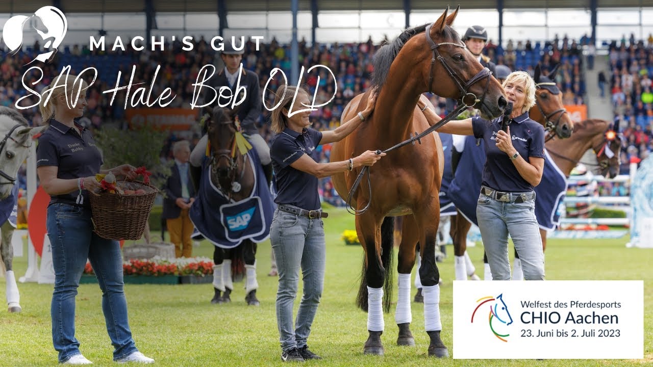 Mach's gut SAP Hale Bob OLD 👋🏼 | CHIO Aachen Verabschiedung SAP Hale Bob OLD mit Ingrid Klimke 🤍