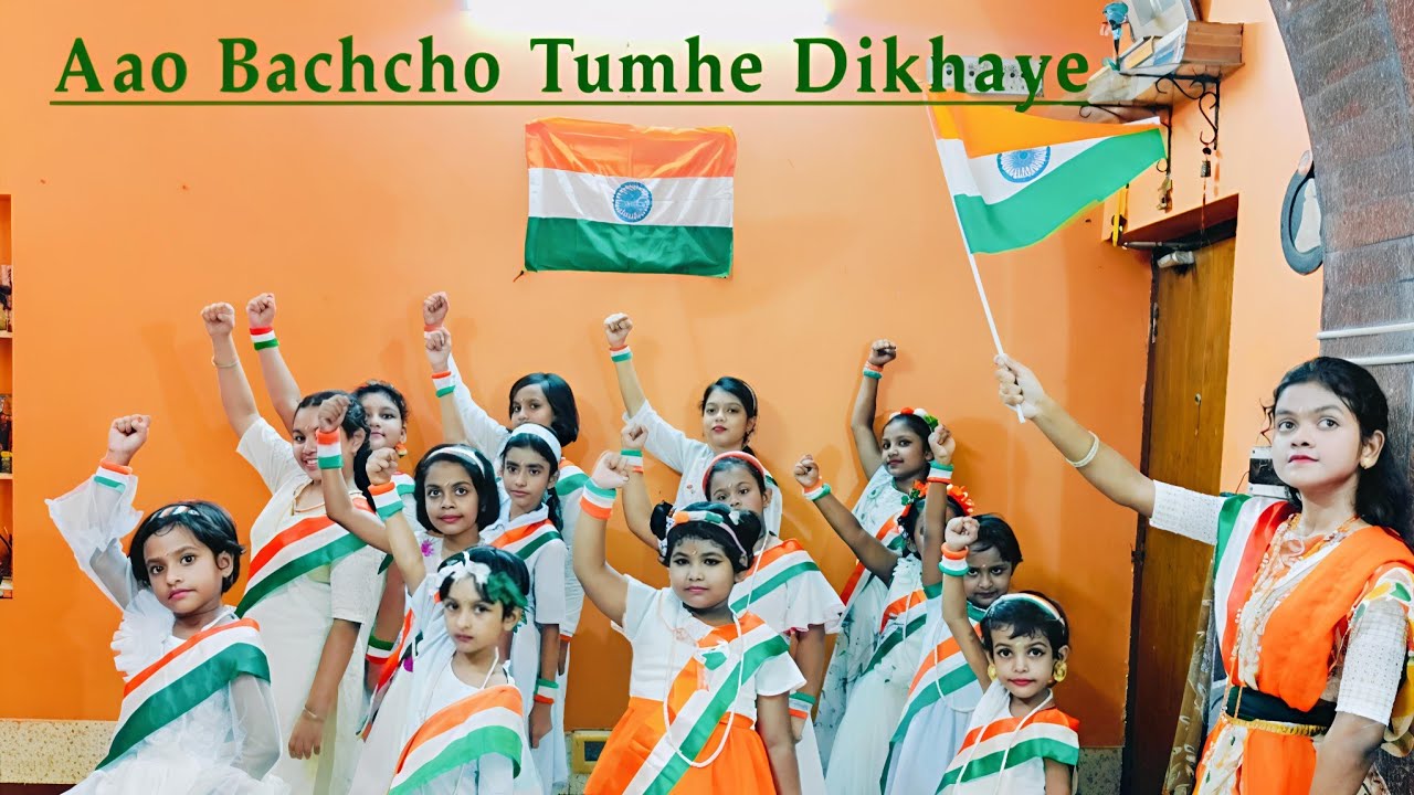 Aao Bachcho Tumhe Dikhaye|| Happy Independence Day|| Dance Cover।। Kallol Academy।।