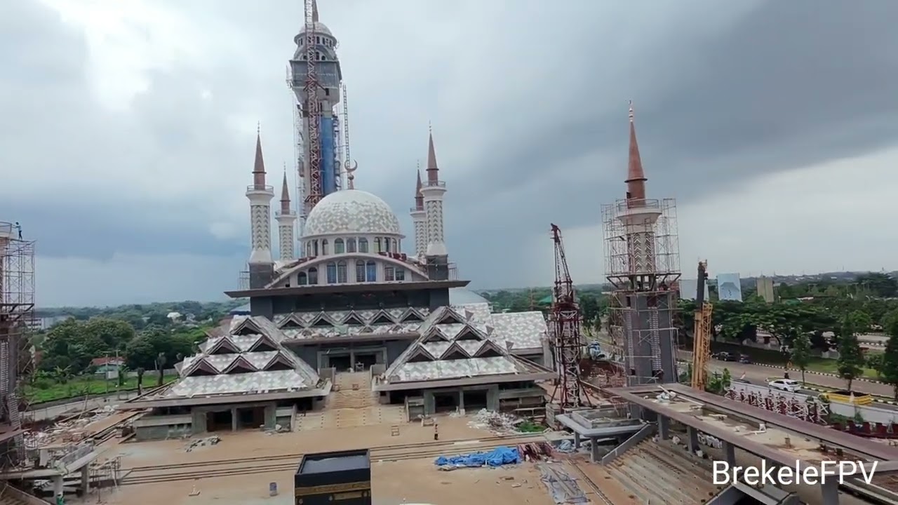 Melihat Pembangunan Masjid Raya Pakansari Cibinong Bogor