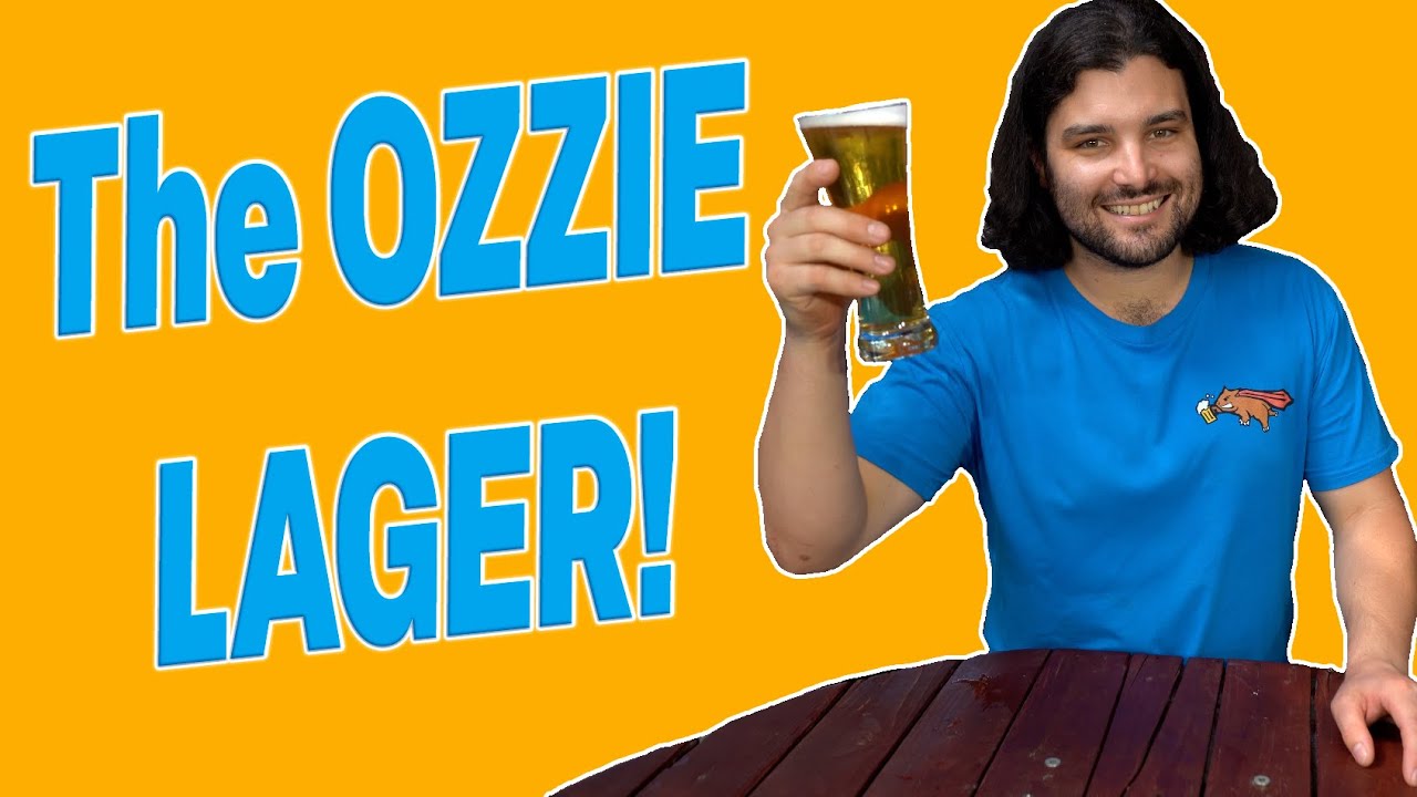 Brewing our Fruity OZZIE (Australian) Lager Recipe!
