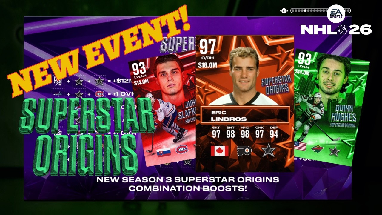 NHL 26 HUT NEW SUPERSTAR ORIGINS EVENT! + OPENING PACKS!!