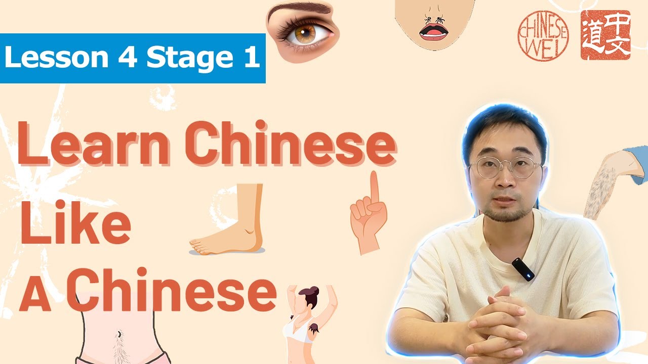 Lesson4. 中文Body movements,Body parts and Colours|Learn Chinese like a Chinese|Mandarin for beginners