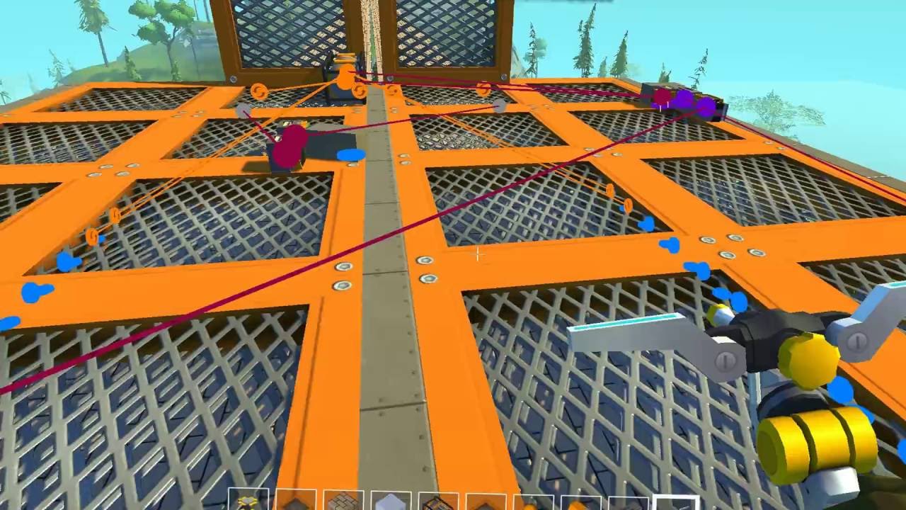 cool bridge builder scrap mechanic