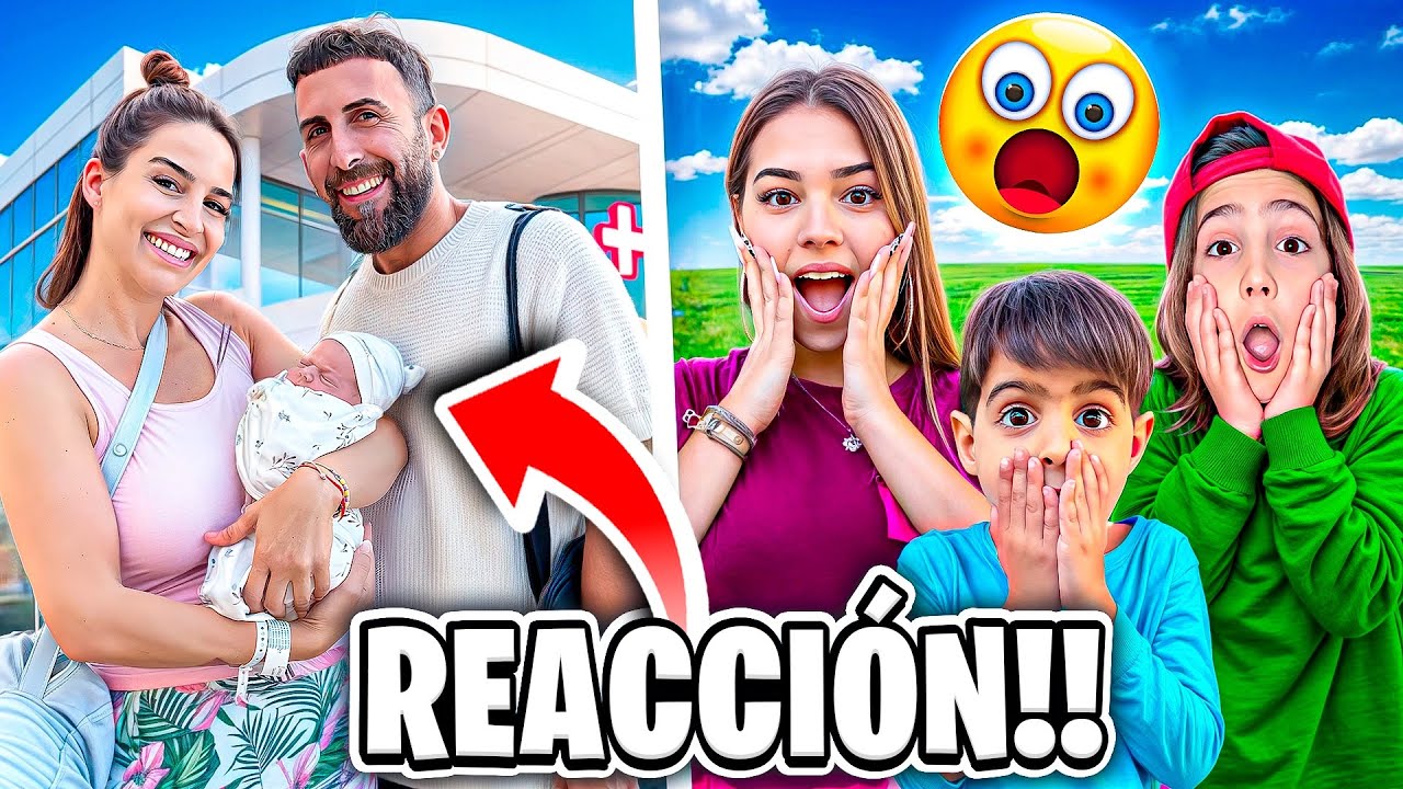 REACCIÓN DE NUESTROS HIJOS AL VER AL BEBÉ POR PRIMERA VEZ / Familia Amiguindy