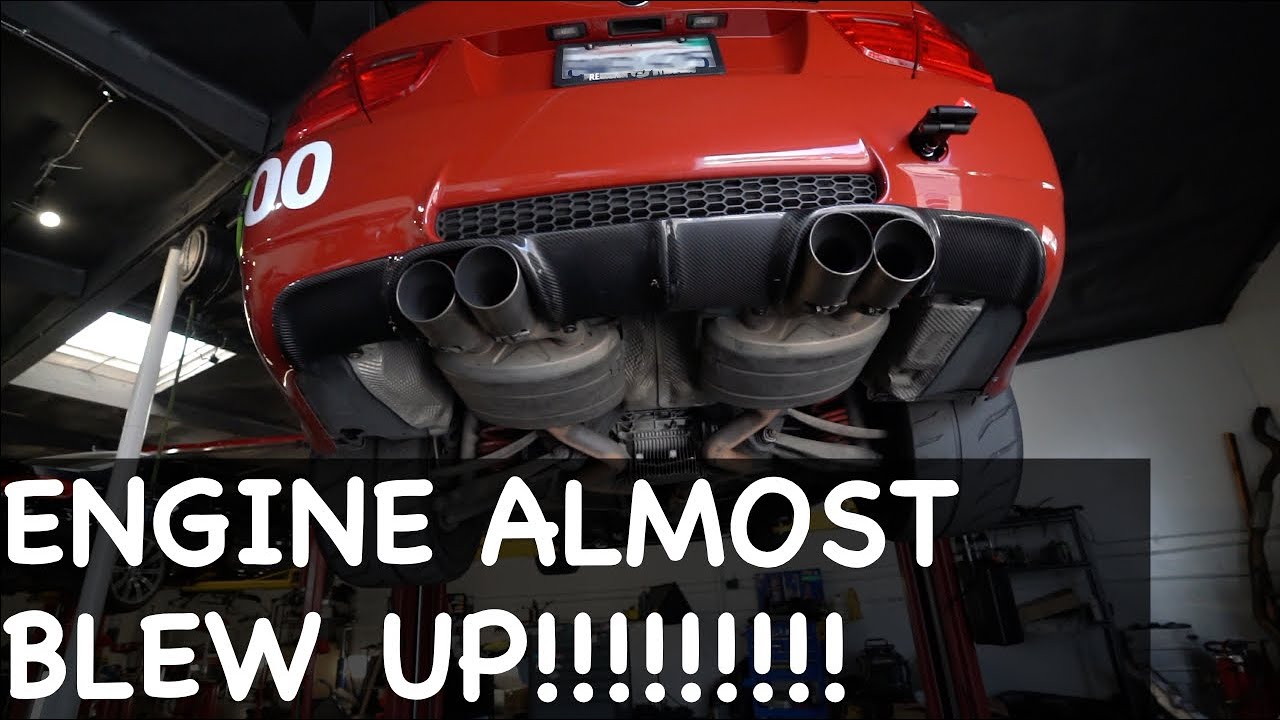 E90 M3 Akraprovic Exhaust Install. Spencer Berke's engine almost blew up!