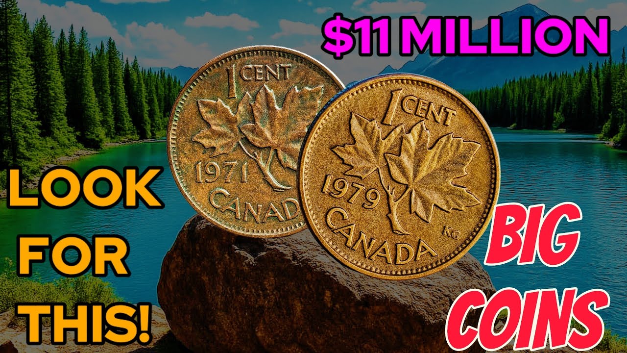 RARE Canadian One Cent Coins Worth BIG Money 1971 & 1979 Penny Value Guide