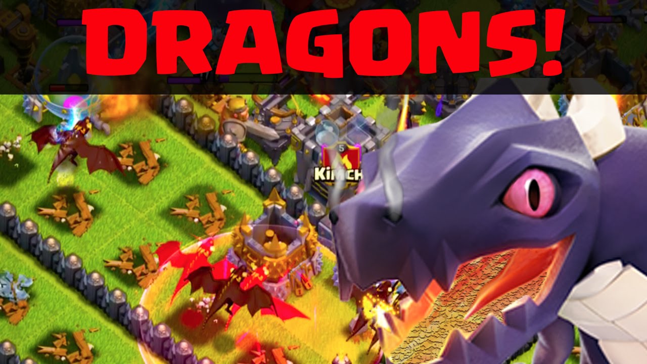 Clash of Clans - DRAGONS! From Fail to Win