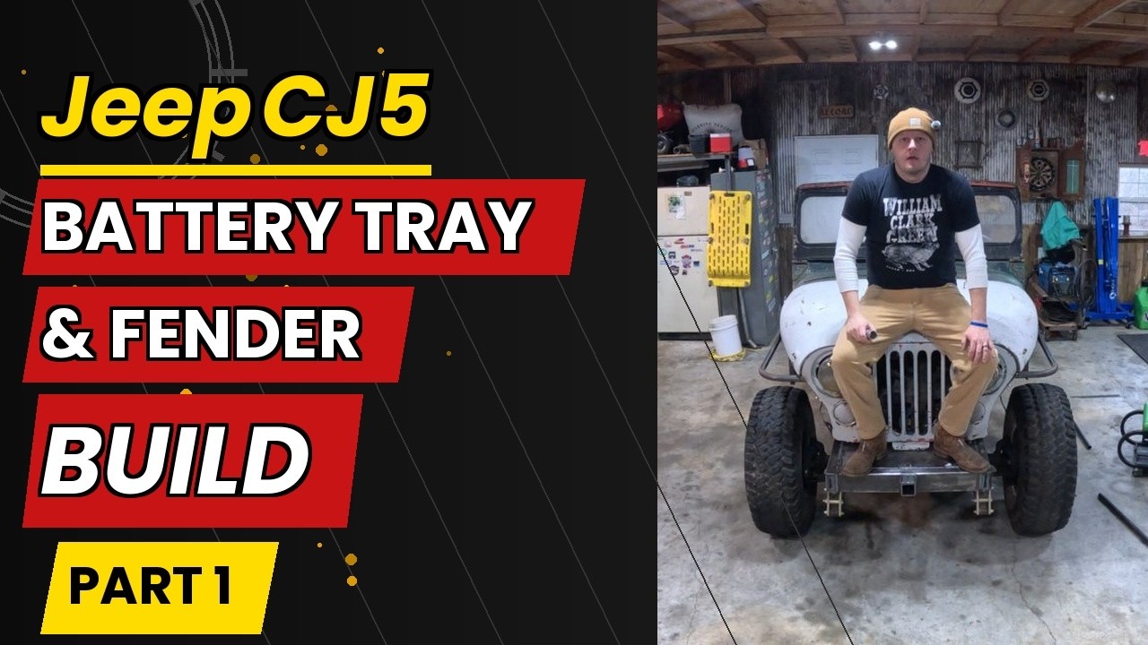 Building Tube Fenders for My CJ5 (Custom Battery Tray Too) | Part 1