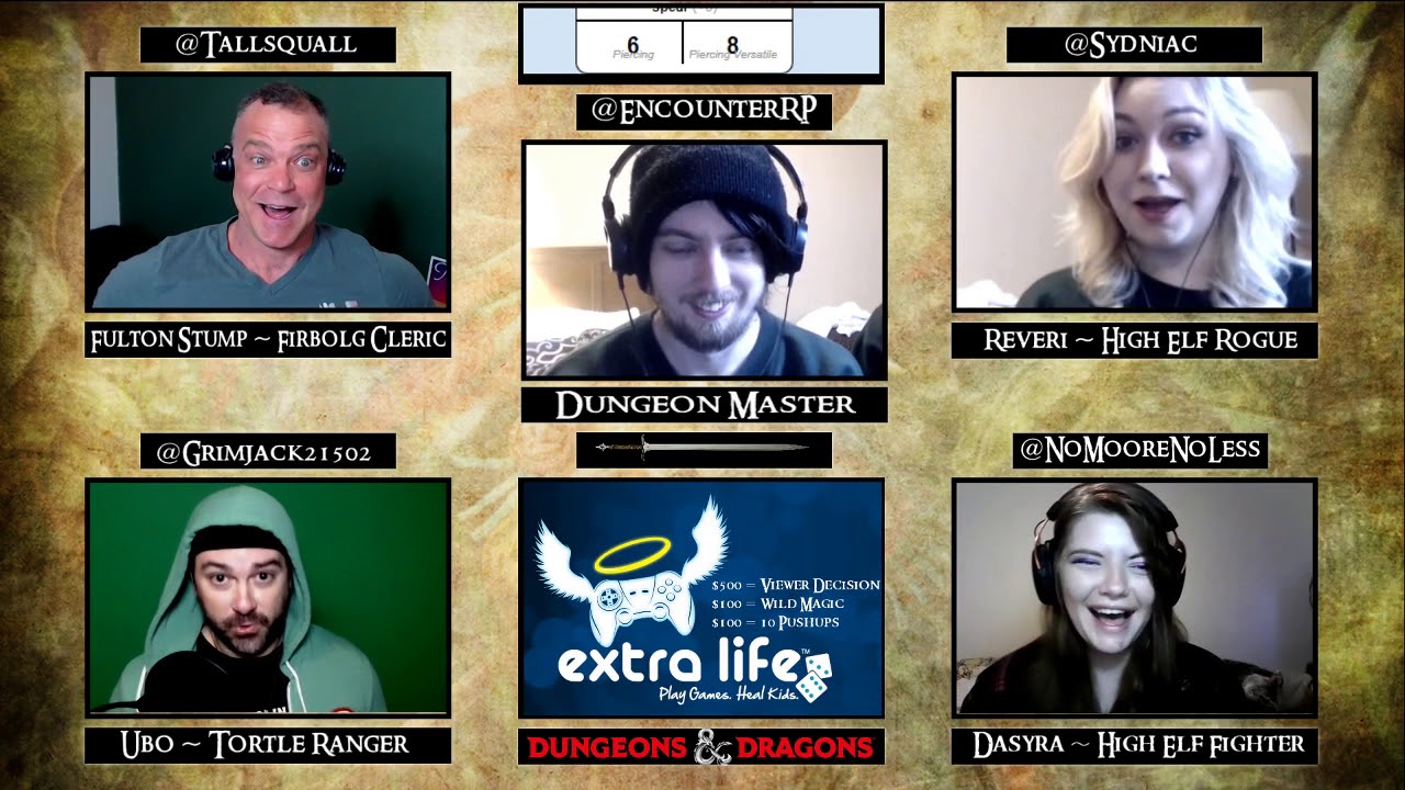 Extra Life 2017: Grung the Musical with Encounter Roleplay
