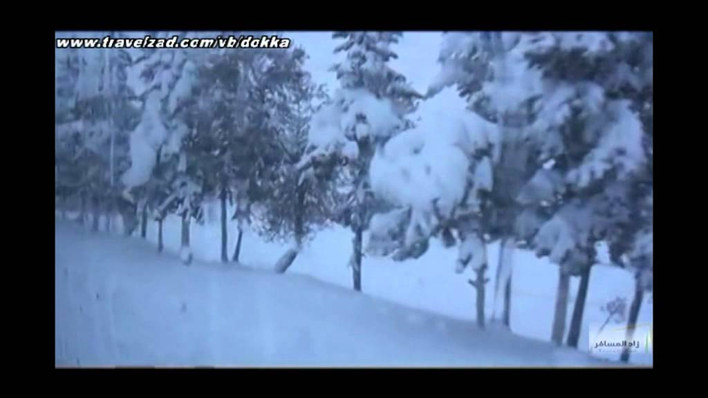 ثلوج طريق الوطني رقم 1 المدية + وادي شفة البليدة 2012