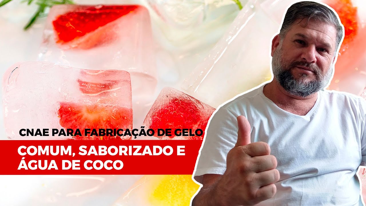 #047-CNAE´S PARA FABRICAÇÃO DE GELO COMUM, SABORIZADO E ÁGUA DE COCO #geleirosbrasil #geloealimento